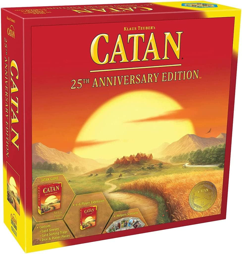 Board Game 25Th Anniversary Edition | Includes the Base Game and the 5-6 Player Extension | Family Board Game | Board Game for Adults and Family | for 3 to 6 Players | Made by Studio